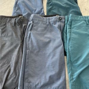 Billabong men’s hybrid shorts size-28 bundle of 5